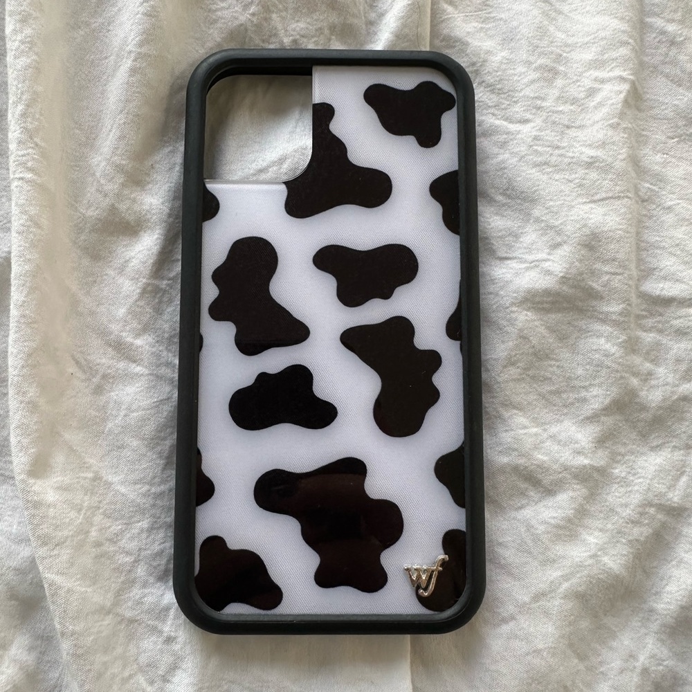 iPhone 11 Cow Print Wildflower case